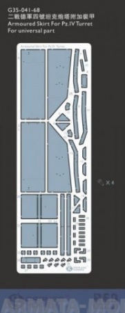 G3504168OH  Armoured Skirt For Pz.IV Turret