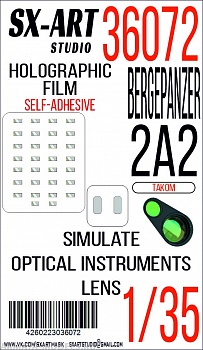 36072SX Имитация смотровых приборов Bergepanzer 2A2 (Takom)
