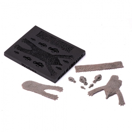 T105MWP Молд Волчьи шкуры и черепа, размер S