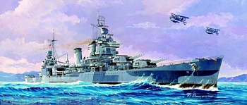 05747 Крейсер  СА-38 Сан Франциско 1944 г. 05747 Крейсер  СА-38 Сан Франциско 1944 г.