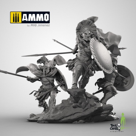 BCEH75013 Набор миниатюр Spartan Pack (BCEH75010 + BCEH75011 + BCEH75012) BIG CHILD