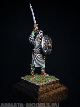 204ТБ ВИМ, пеший монгол с саблей, 54 мм 204ТБ ВИМ, пеший монгол с саблей, 54 мм