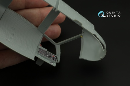 QD35049 3D Декаль интерьера кабины UH-1C (Academy)