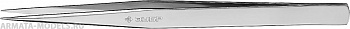 22211-1-140 Пинцет для электроники и точной механики, нерж. сталь, антимагнит, прямой, заостренные губки, 140мм