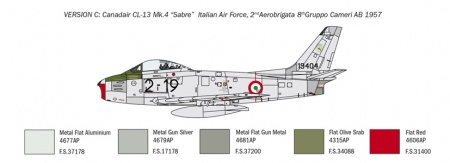 2799ИТ F-86E Sabre Italeri
