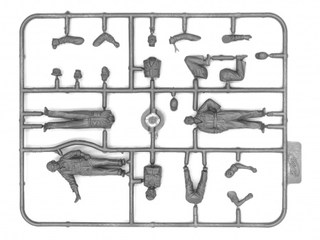 48125 Мустанг Р-51 В, американский истребитель с пилотами и техниками ICM