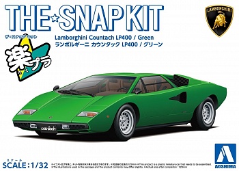 06536 Lamborghini Countach LP400 (Green) 1/32