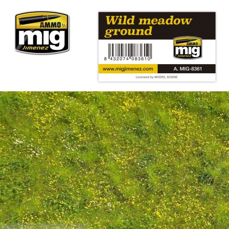 AMIG8361 Ammo Mig Основание для диорамы WILD MEADOW GROUND