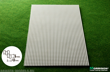 041tch072 Объёмная текстура черепицы  М 1:72. (Лист А4-19см.х28см.)