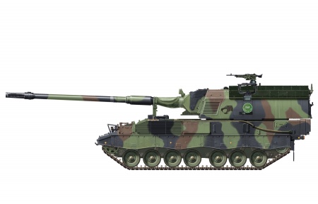 TS-019 GERMAN PANZERHAUBITZE 2000 SELF-PROPELLED HOWITZER w/ADD-ON ARMOR Meng