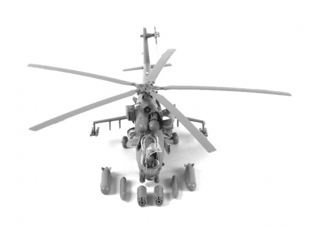 7293 Вертолёт Ми-24 В/ВП Крокодил Звезда