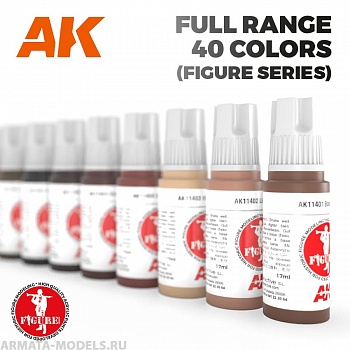 AK 3G RANGE FIGURES 40 nuevos colores