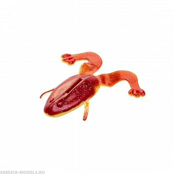 Лягушка Crazy Frog 2,36"/6,0 см  Red Lemon 10шт. (HS-22-050) Helios