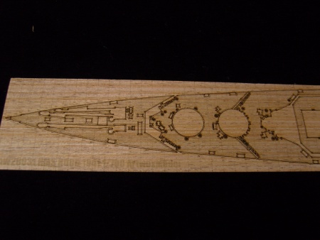 AW20031 Деревянная палуба для HMS HOOD 1941