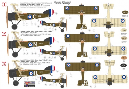 KPM0181 Sopwith Triplane Black Flight KP Models