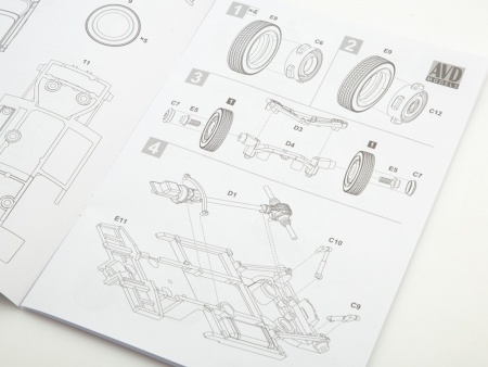 1499AVD Сборная модель Skoda 1203 ROL (1968) AVD Models