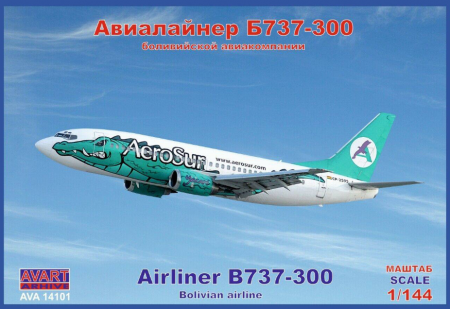 AVA14101 Пассажирский авиалайнер Boing 737-300 AeroSur AVART ARHIVE