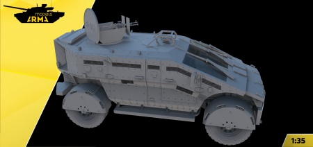 AM35957 Бронеавтомобиль ЦСН ФСБ «Фалькатус» с пулеметной турелью Arma Models AM35957 Бронеавтомобиль ЦСН ФСБ «Фалькатус» с пулеметной турелью Arma Models