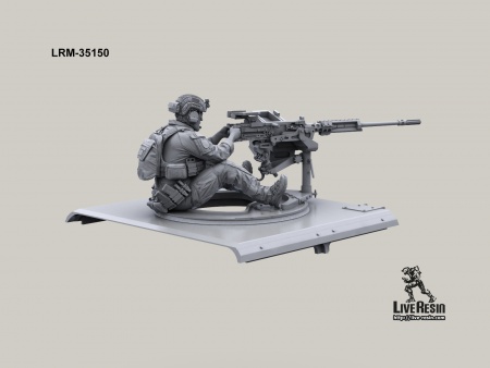 LRM35150 Пулеметчик современных армий Live Resin