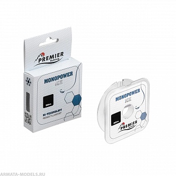 Леска MONOPOWER ICE 0,12mm/30m Clear Nylon (PR-MI-T-012-30) PREMIER fishing( цена указана за упаковку, в количестве 10шт.)