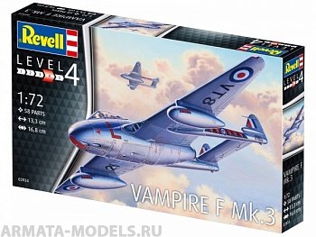 03934 Британский истребитель Vampire F Mk.3