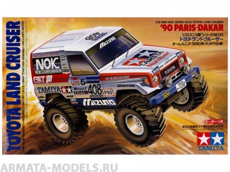 19013 Toyota Land Cruiser-90 Paris-Dakar с электромотором Tamiya 19013 Toyota Land Cruiser-90 Paris-Dakar с электромотором Tamiya