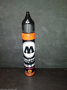 693624 Заправка MOLOTOW Graf-X UV 30мл, Флуоресцентный Оранжевый, шт