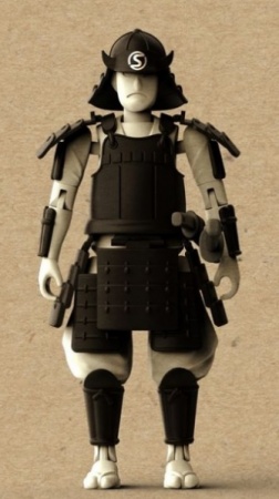 SNS-004 Sannshirou from the Sengoku Kumigashira (Black) Suyata