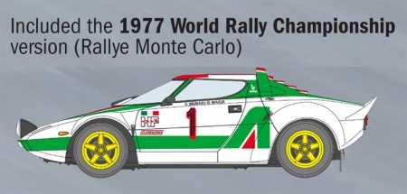 3654ИТ Автомобиль LANCIA STRATOS HF Italeri