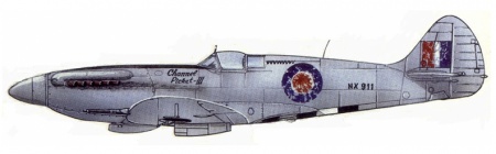 72012 Британский истребитель Спитфаер Мк.XIV vs Немецкая ракета Фау-1 ARK model