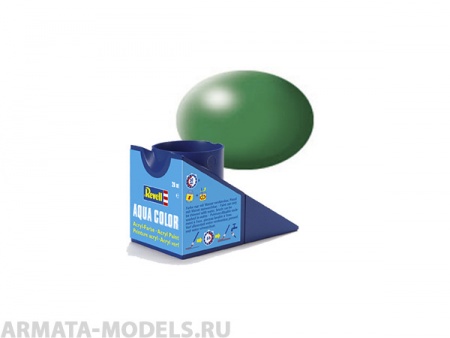 36364RE Аква-краска зеленая шелковисто-матовая
