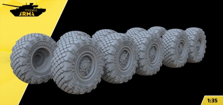 AM35963 Колеса под нагрузкой (Не для свободной продажи) Arma Models