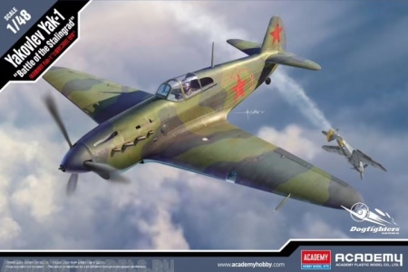 12343 Игрушка авиация Yakovlev Yak-1 Battle of Stalingrad Academy