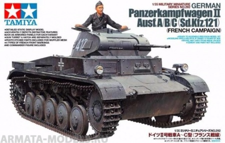 35292T Танк Pz.Kpfw II Ausf А/B/C  Tamiya