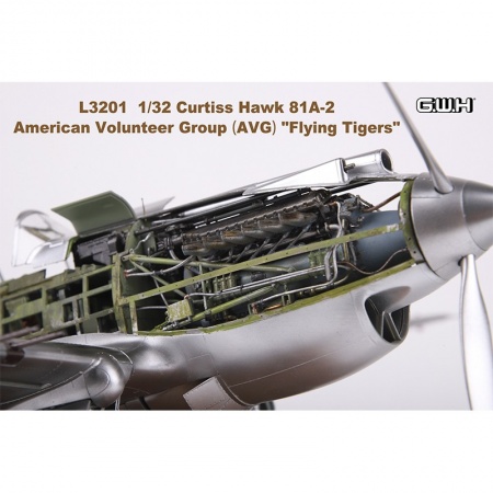 L3201 Самолет Curtiss Hawk 81-A2 Flying Tigers Great Wall
