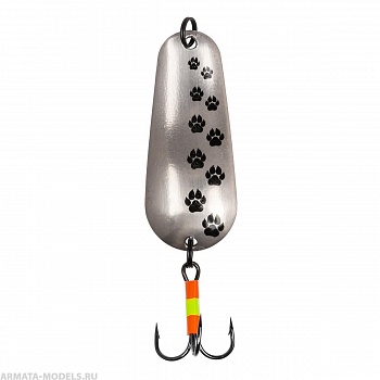 Блесна Колеб.станд. Шторлинг Б Мультиколор 14гр; 6 см цв. 033 серебро матово (PR-ShBM-033) Premier( цена указана за упаковку, в количестве 5шт.)