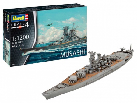 06822RE Линейный корабль Musashi Revell 06822RE Линейный корабль Musashi Revell