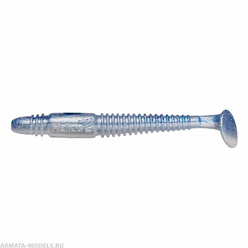 Виброхвост Minoga 3,75"/9.5 см Blue Pearl 5шт. (HS-17-049) Helios