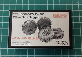 UP-35002RPG TYPHOON-VDV K-4386 Wheel Set - Sagged