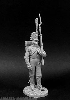 CHM-54250(M). Рядовой гренадерских полков и рот (2 варианта головы, 2 варианта рук), Россия 1834-43 гг. 54 мм. Материал - белый металл.