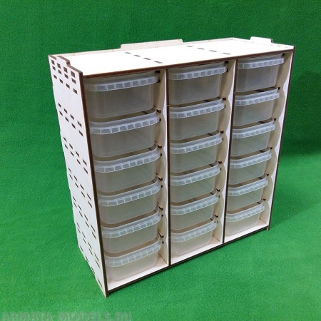 5214 органайзер на 18 малых лотков