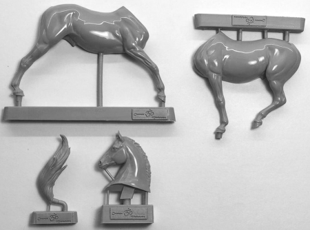 CHM-54140(Z). Животные: Лошадь №4. 54 мм. Материал - смола. Chronos Miniatures