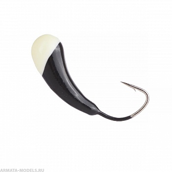 Мормышка вольф Уралка с отв. краш. 2,5мм 0,40гр 10Р фосфор (MW-2925-10Р) Helios Мормышка вольф Уралка с отв. краш. 2,5мм 0,40гр 10Р фосфор (MW-2925-10Р) Helios