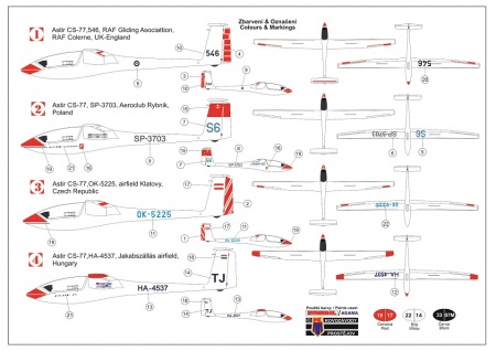 KPM0131 Grob Astir-77 KP Models