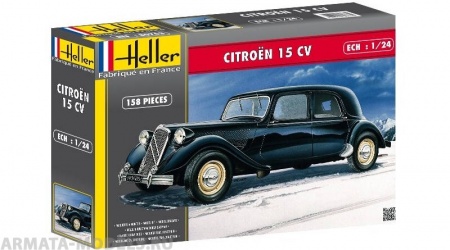 80763 Автомобиль  Ситроен 15 CV (1:24) Heller