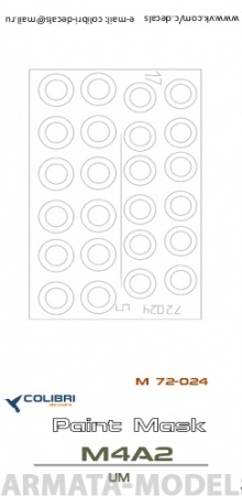 М72024CD Окрасочная маска М72024 M4A2 (UM) 1/72