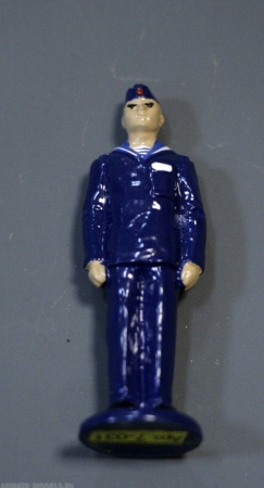 7-031 окрашеная фигура Матрос-подводник Солдатики "Ура"