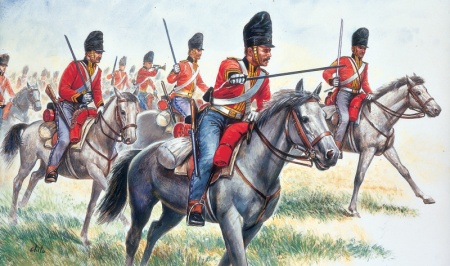 6001ИТ Солдатики British Heavy Cavalry Scots Greys Italeri