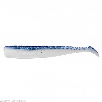 Виброхвост Chebak 3,15"/8 см Blue Sparkles & White 7шт. (HS-3-026) Helios