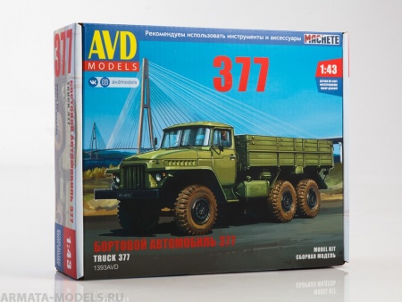 1393AVD Сборная модель 377 бортовой AVD Models